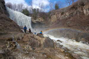 Websters Falls April 2011 photo by Bill Baird